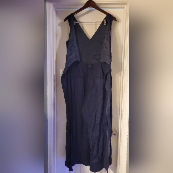 J. Crew Navy Wrap Jumpsuit - Picture 7 of 13